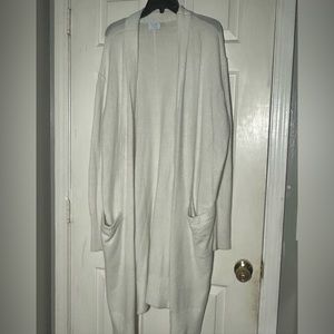 Plus size cardigan sweater